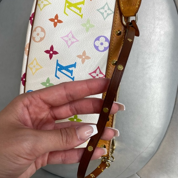 Louis vuitton vintage multi color pouchette - Picture 4 of 13
